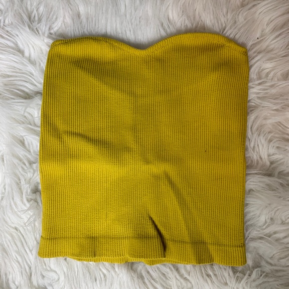 Tube top yellow - Picture 1 of 3